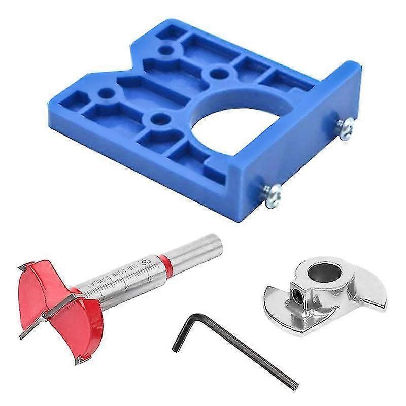 35mm Hinge Jig Drill Bit Set for Cupboard Mounting