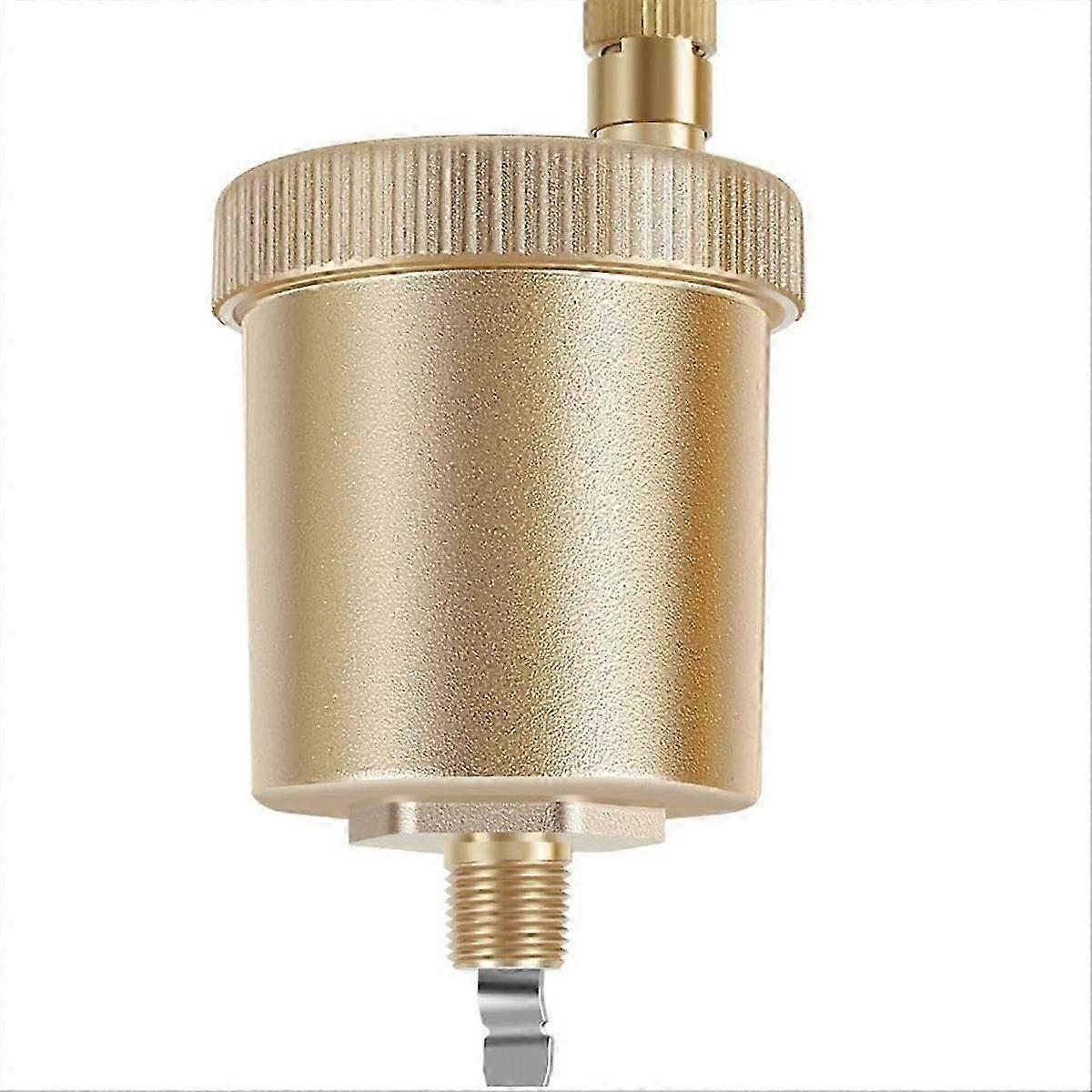 Automatic Air Vent Valve Kit, 1/8 Inch Automatic Air Bleed Vent, Compact Brass Automatic Float Valve