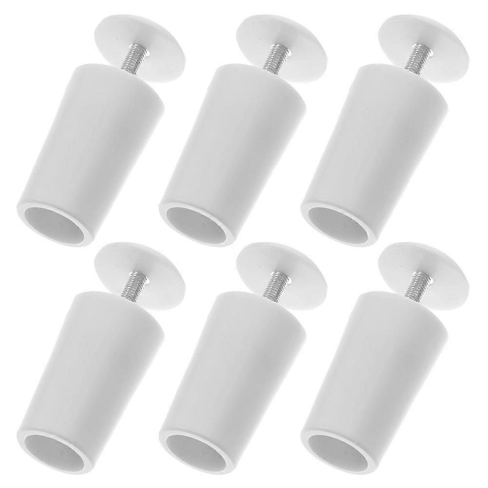 Blind Stopper Roller Shutters Buffer Replacement Set 6Pcs White Plastic
