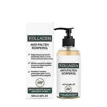 Kollagen-Anti-Falten-Körperöl, 100 ml, feuchtigkeitsspendendes und glättendes Hautpflegeöl