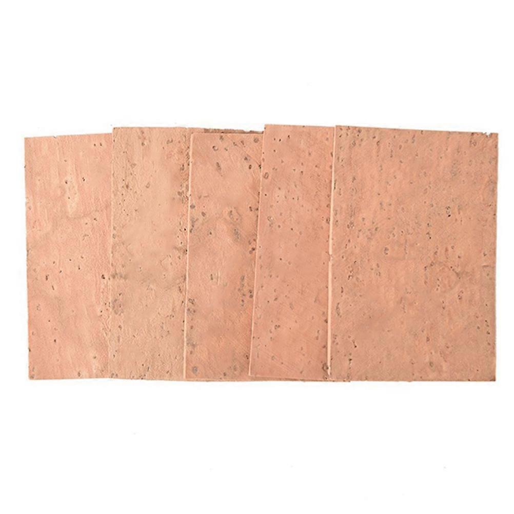 Tenor Saxophone Neck Cork Self Adhesive Rectangular Shape Music Performance 3Pcs