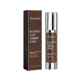 Zyvarn Tanning Essence Chocolate Bronze Skin Glow Gentle, Transparent And Hydrating Daily Care For All Four Seasons