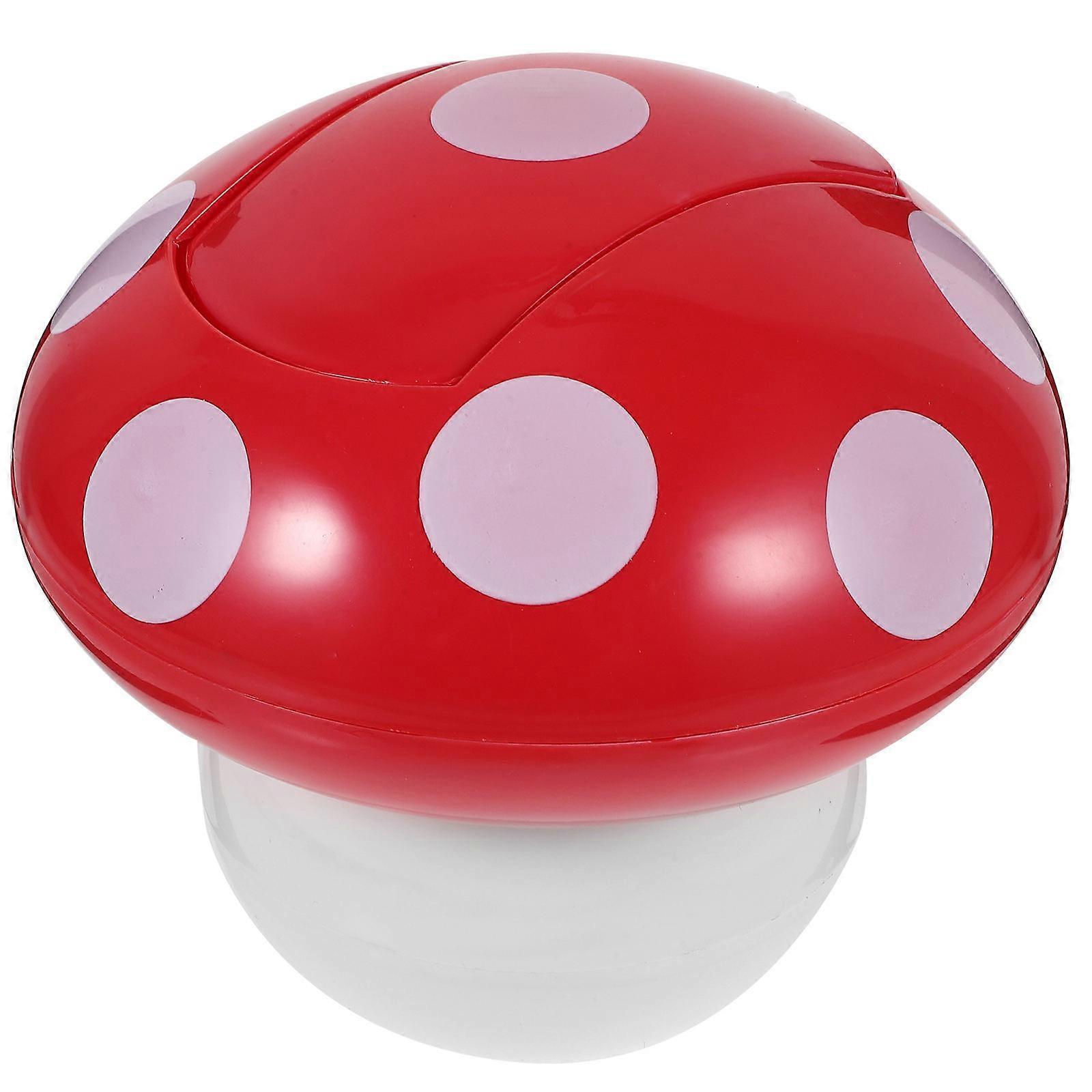 Mini Desk Trash Can Mushroom Garbage Bin for Storage