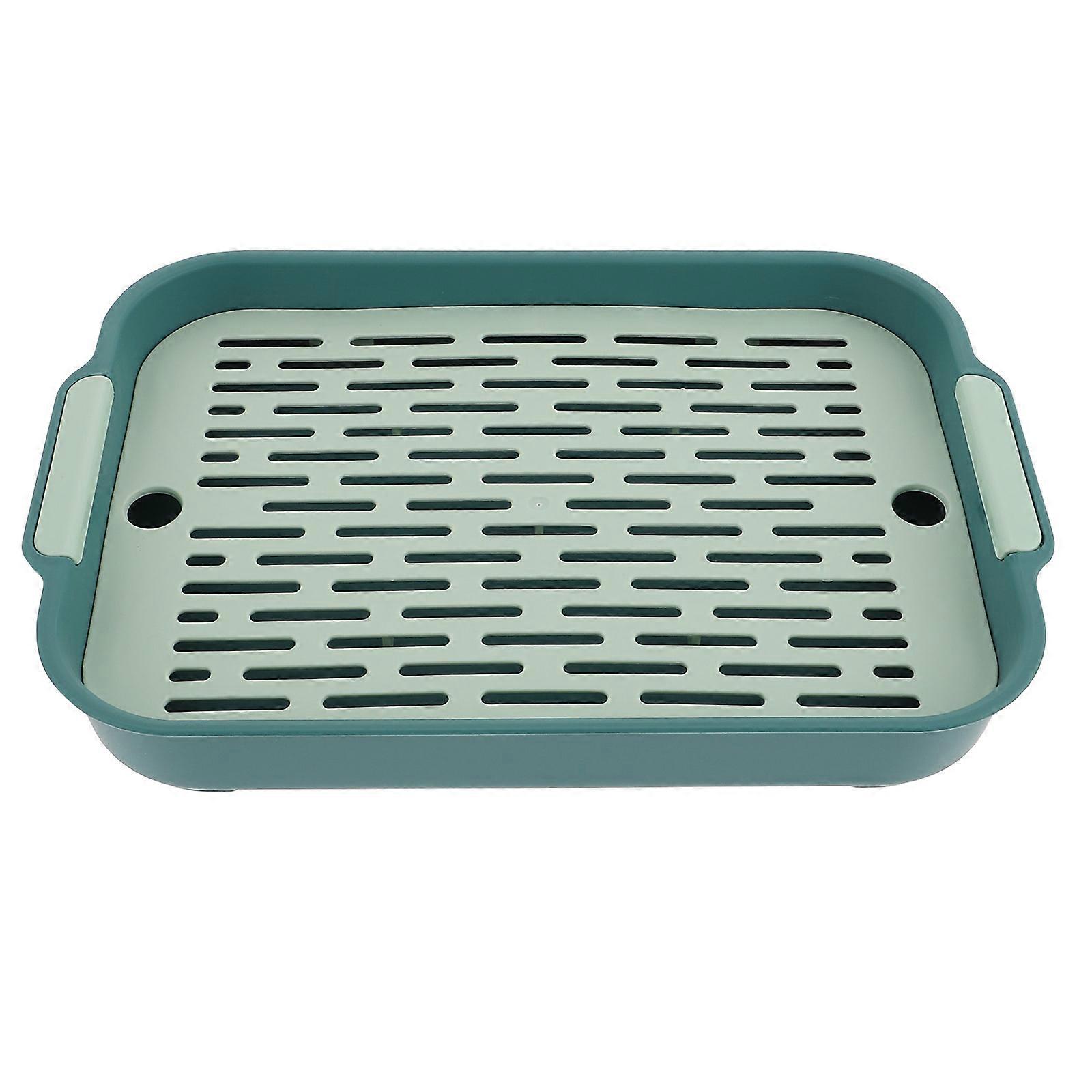 Rabbit Litter Box Rectangular Hamster Toilet Bunny Litter Box Rabbit Training Potty