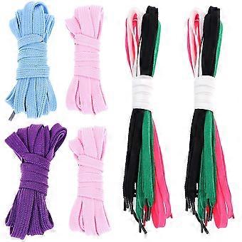 Sneaker Shoe Laces Flat Shoelace Set compatible with Shoes with 12Pairs Included