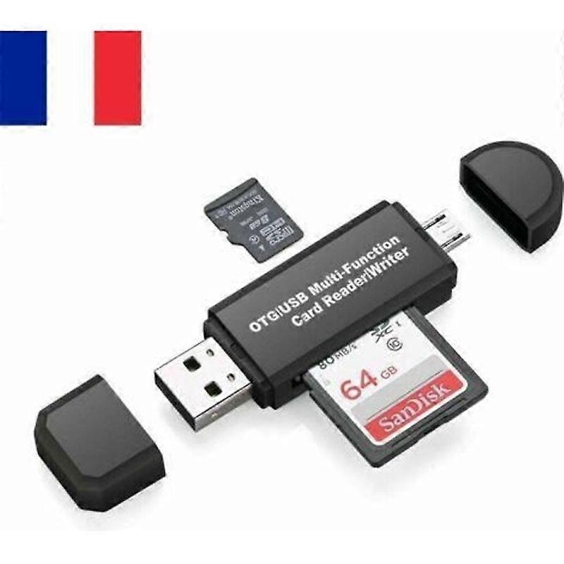Point to zoom image READER-ADAPTER-MEMORY-CARD-MICRO-SD-SDHC-MMC-TF-TFLASH-CARD-READER-USB-2 thumbnail 1 READER-