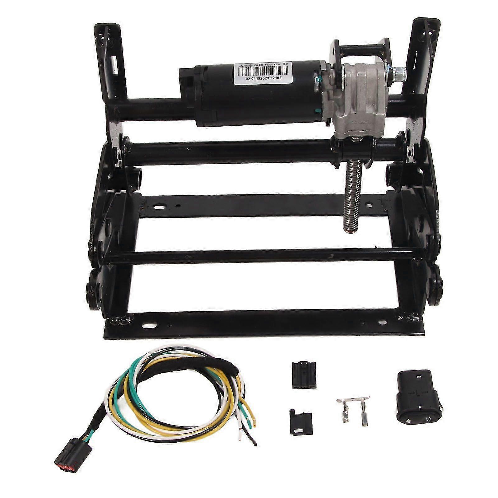 RV seat modification leg support push rod type