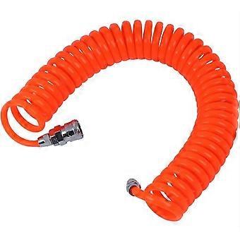 6M 19.7ft 8mm x 5mm PU fleksibel luftkompressor pneumatisk spiralslange