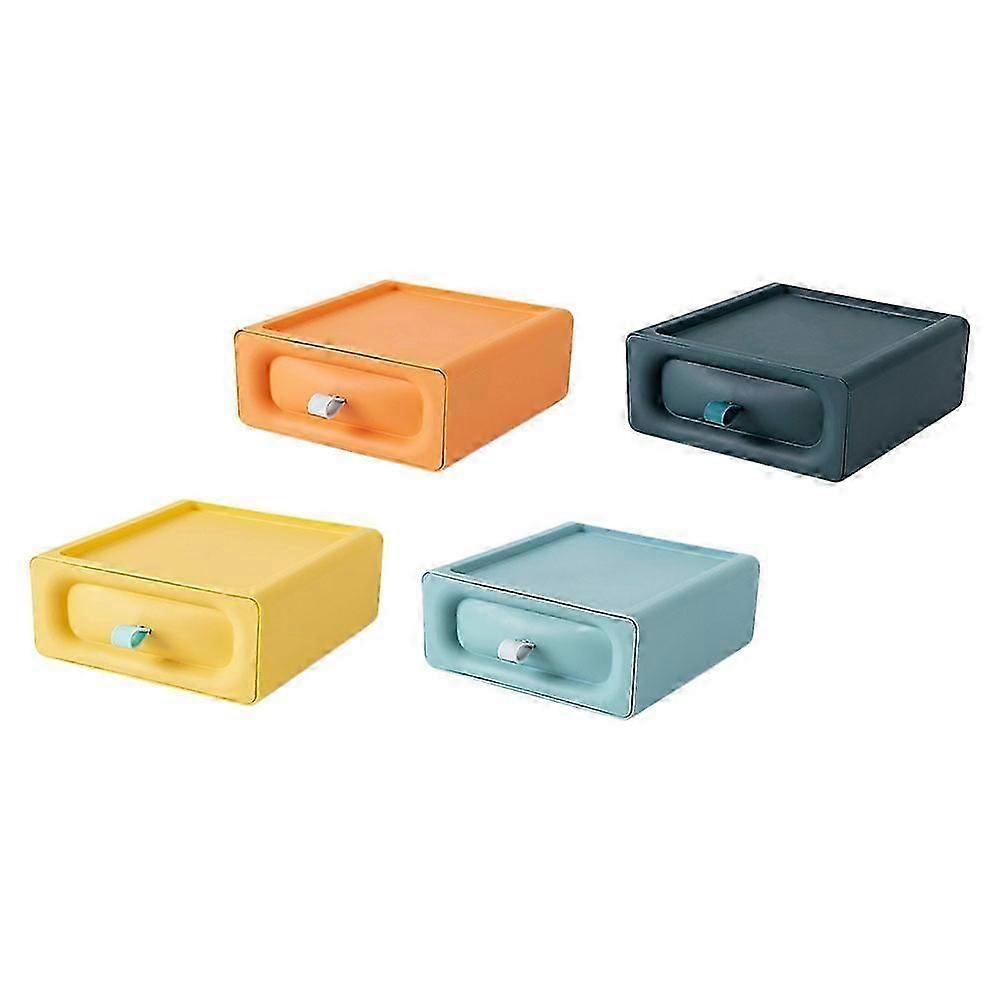 Drawer-Style Box Desktop Storage Case for Storage Using 4Pcs Multifunctional Container