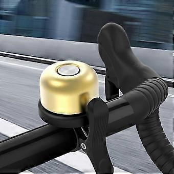 Campanello di sicurezza in ottone per bicicletta da strada e mountain bike, antifurto, impermeabile IPX5, accessorio per bicicletta per manubrio da 22,2 mm 26-27