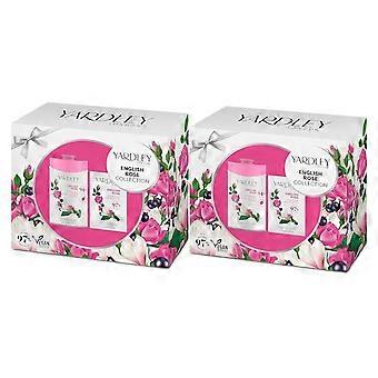 Yardley London Body Powder & Soap Collection English Rose (2 Pack)