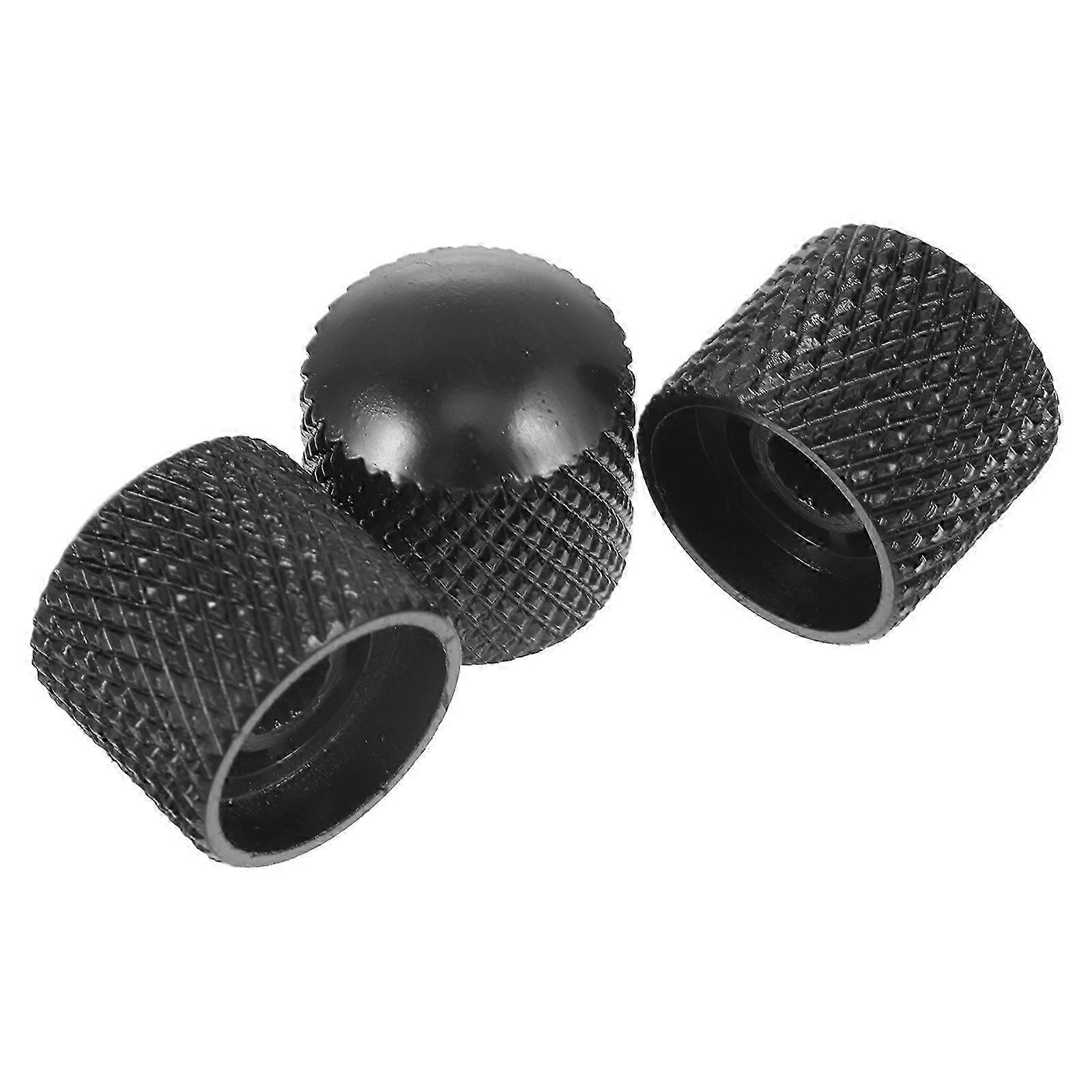 3Pcs Electric Guitar Bass Volume Knobs Creative Metal Volume Knobs Guitar Bass Accessories