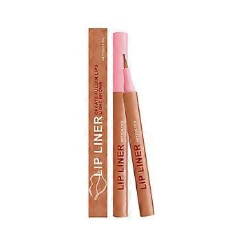 Crayon à lèvres waterproof marron clair pour un contour des lèvres quotidien, facile à appliquer, couleur naturelle, maquillage nomade 3g