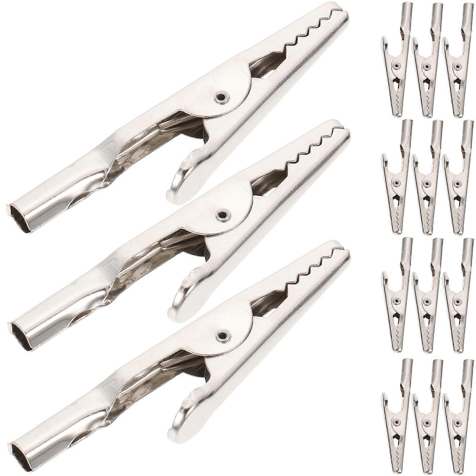 Durable Metal Clips Crocodile Clamp for Electrical Testing 100Pcs