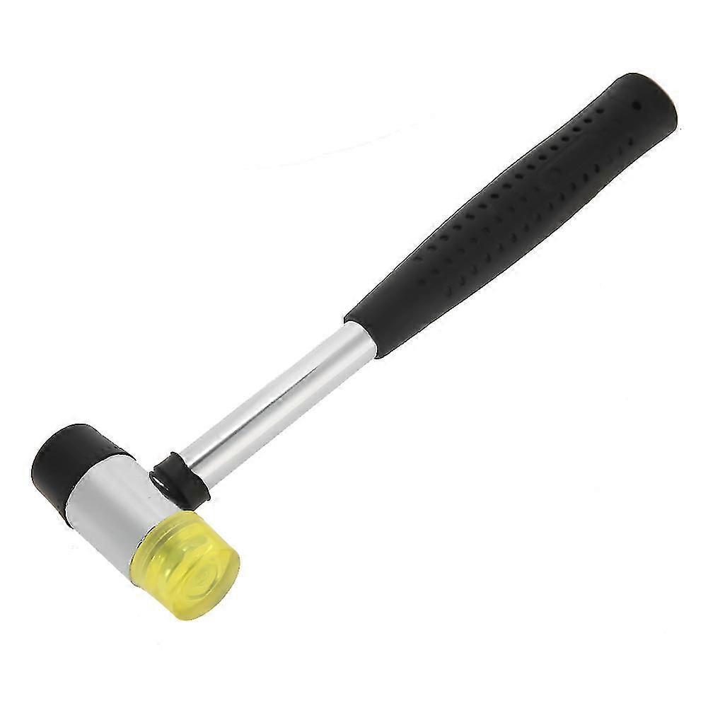Double Face Rubber Hammer 25mm Steel Handle Multi-Functional