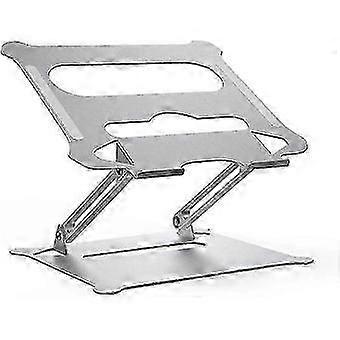 Adjustable Laptop Stand - Aluminum Foldable Stand Compatible with Laptops (Silver)