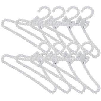 Cabides em miniatura de plástico para roupas de boneca, pacote com 400 peças.