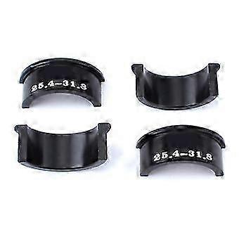 Podkładki pod kierownicę roweru szosowego, konwersja 25,4 mm na 31,8 mm, 4 szt., okrągły kształt