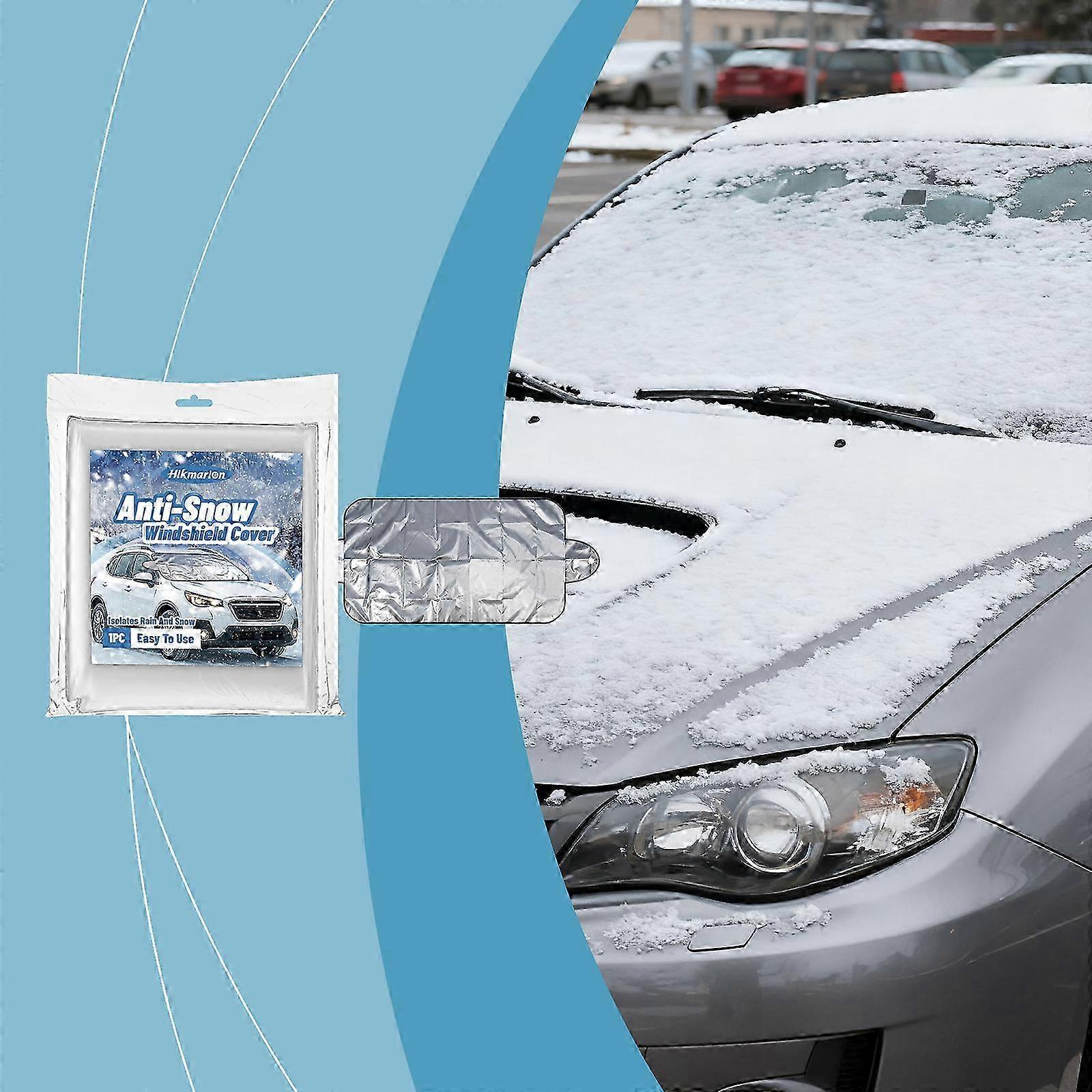 Silver Windshield Snow Cover