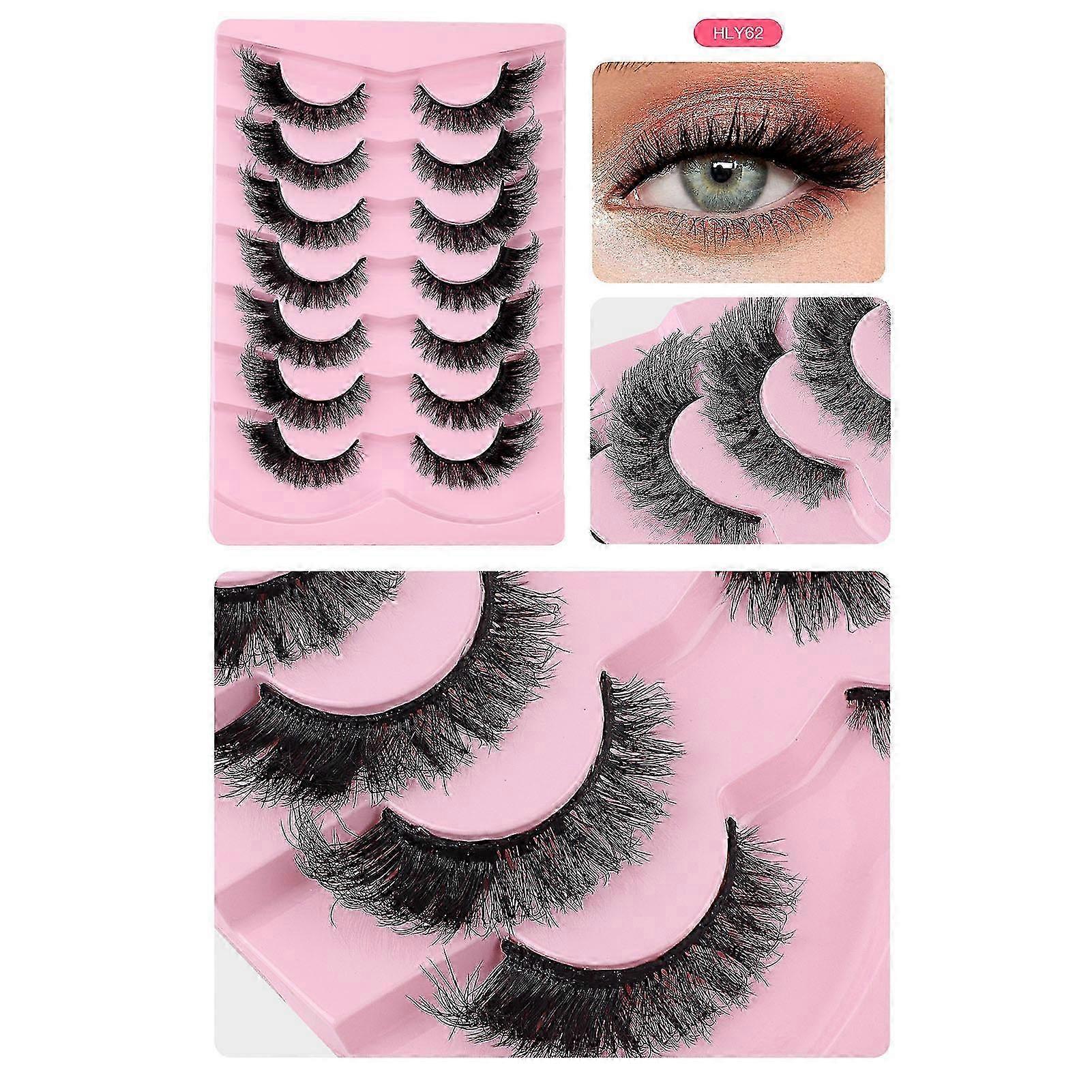 Soft Wispy False Eyelashes Natural Look