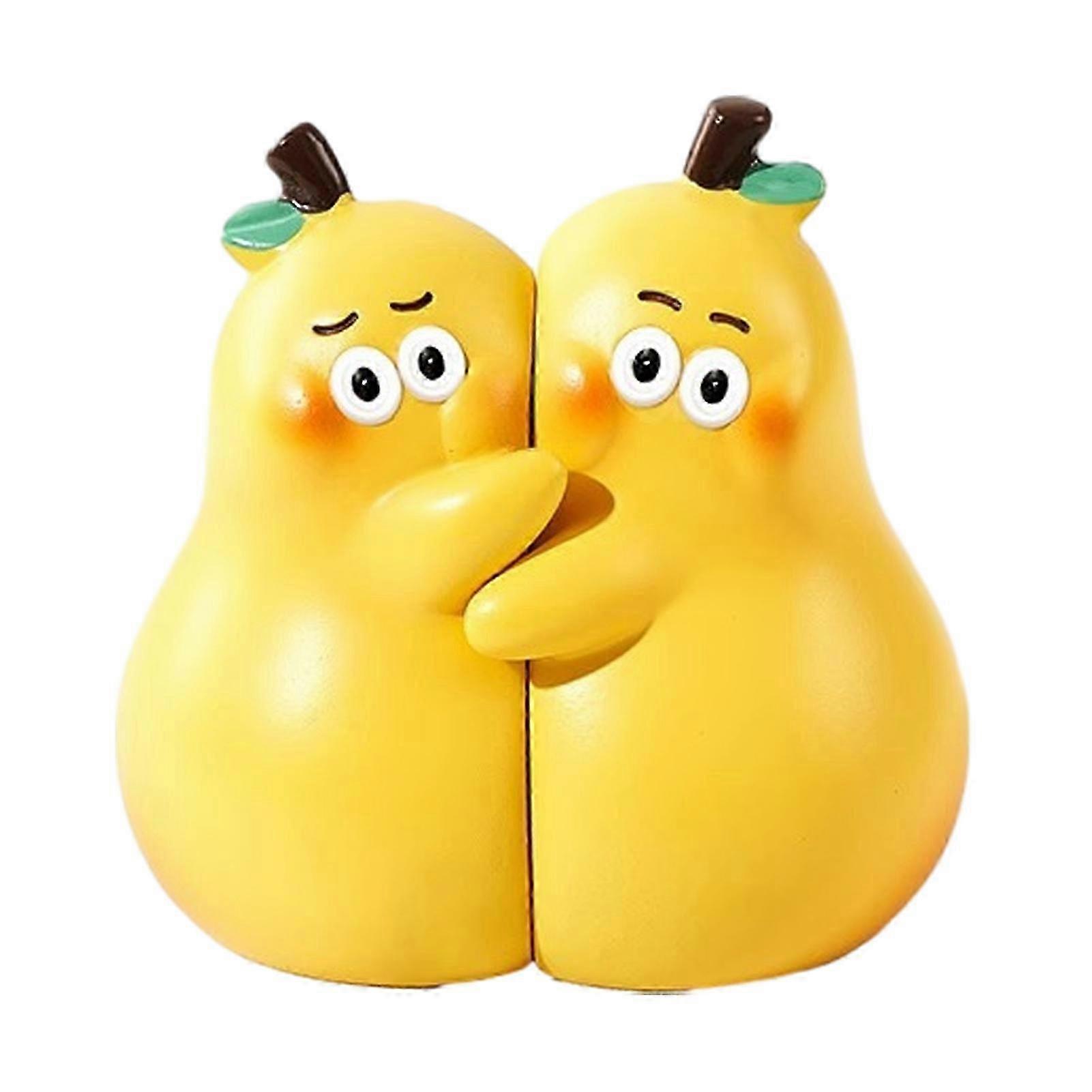 Pear-Shaped Resin Bookends