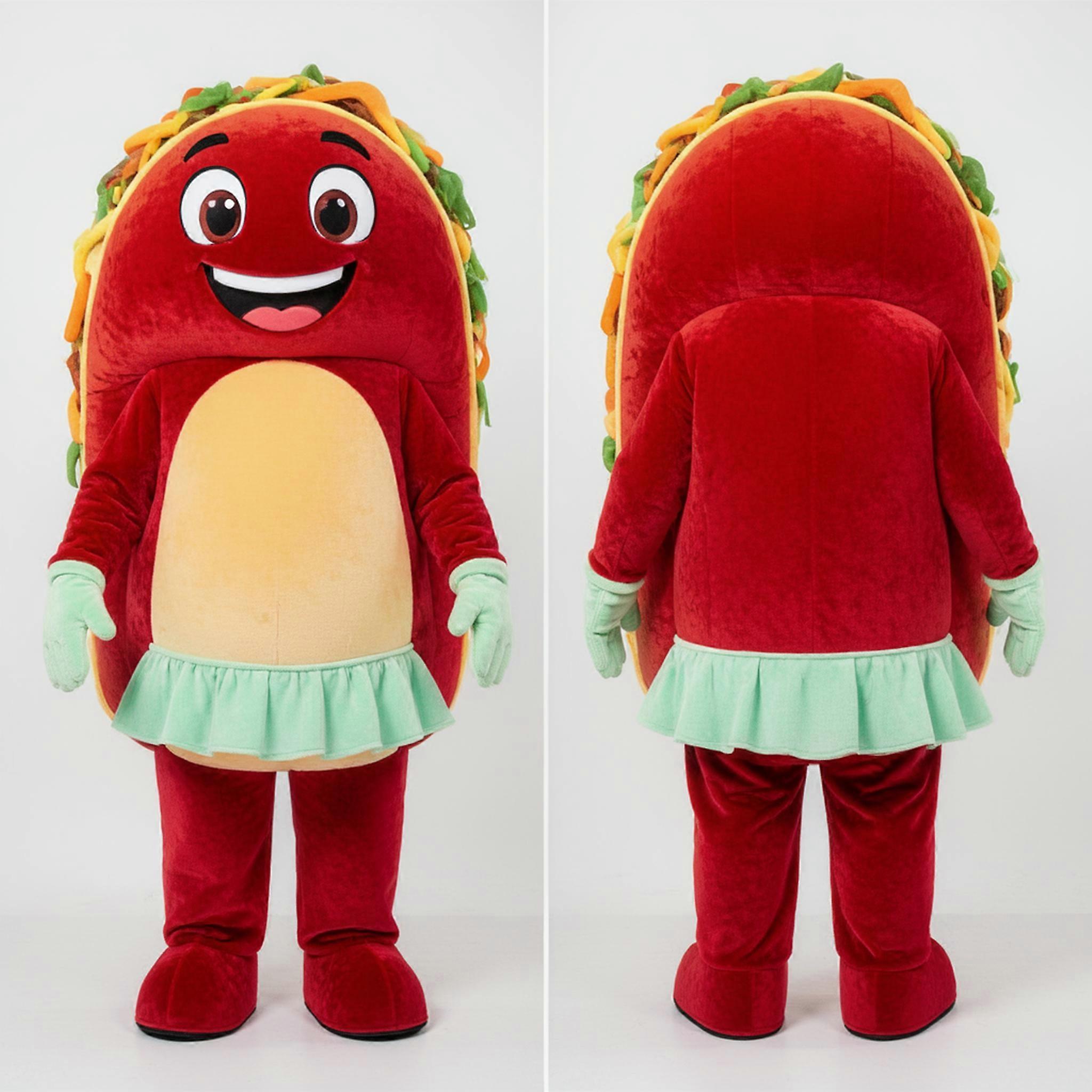 MASTICOT Crimson Shell Tacos Mascot