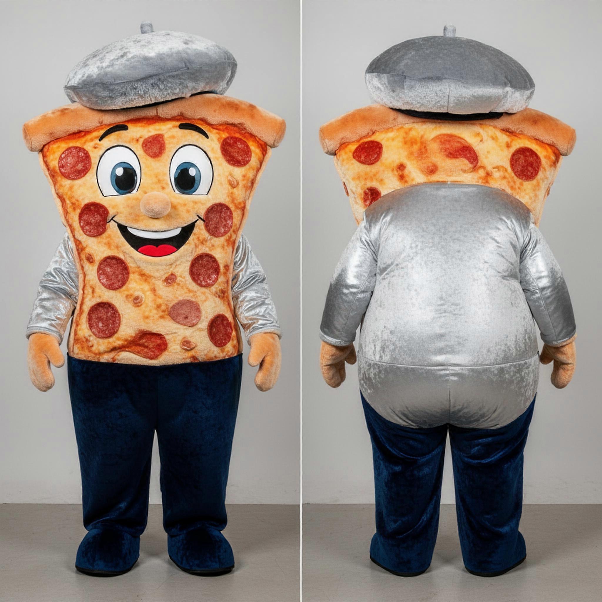 MASTICOT Velvety Padded Pizza Mascot