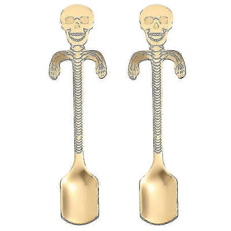 Lightweight Skull Dessert Spoon Set