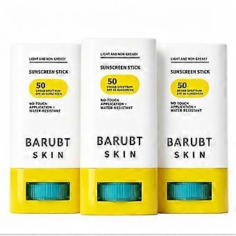 Summer Facial Body Sunscreen 30ml SPF50 / comfortable Portable Rotating Application Unisex Refreshing Non Greasy Water Sweat Proof - 3PCS