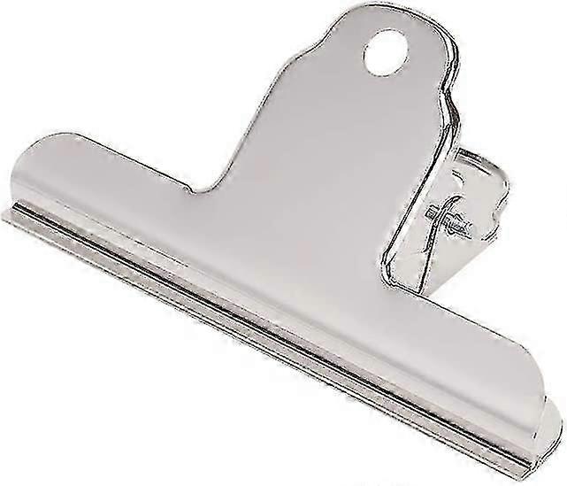 Large 10cm Square Steel Binder Clips