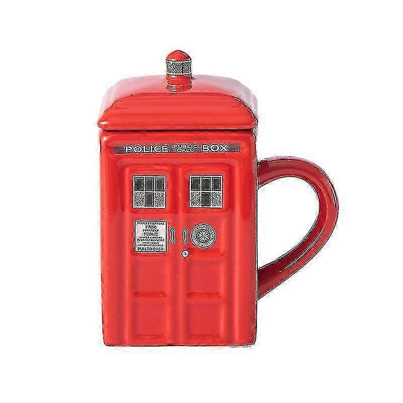 Blue Tardis Ceramic Tea Pot