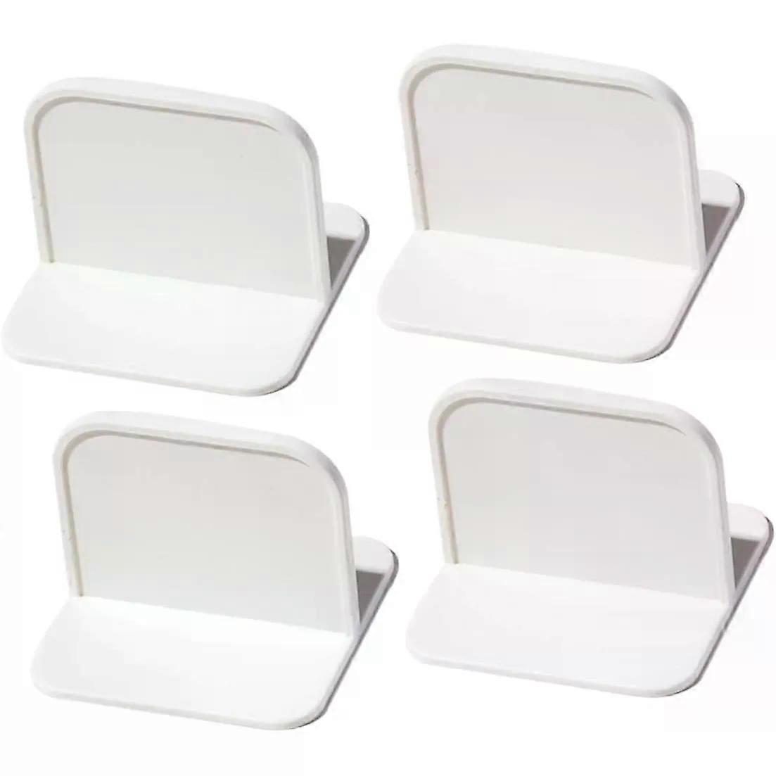 Connector 4pcs White Hips Anti-Falling Cabinet Lock