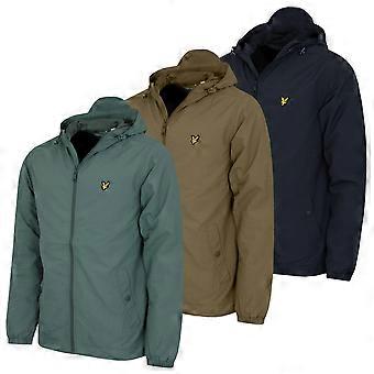 Lyle & Scott Mens Zip Through Lightweight Hooded Golf Jacket