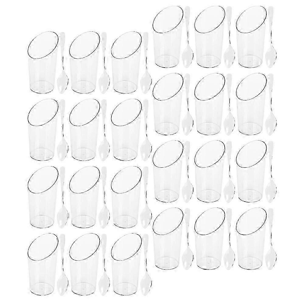 Clear Dessert Cups Transparent Multi-Function Dessert Cups compatible with 24Sets CSC-WHBYV