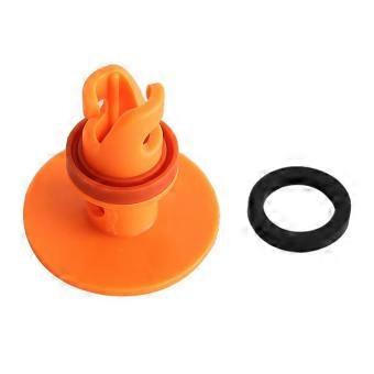 Válvulas de deflação laranja, ergonômicas e de alta durabilidade, para pranchas de surf e pranchas de remo, com vedação reforçada, fáceis de usar e leves.