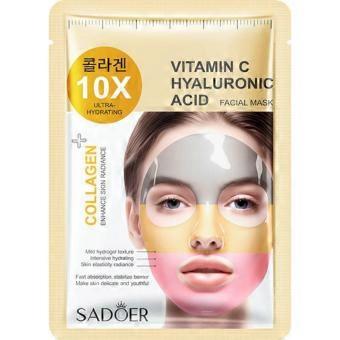 Collagen Hydrating Facial Mask 30ml with Sakura Extract and Hyaluronic Acid Intensive Moisture Firming Care for Dry Tired Skin