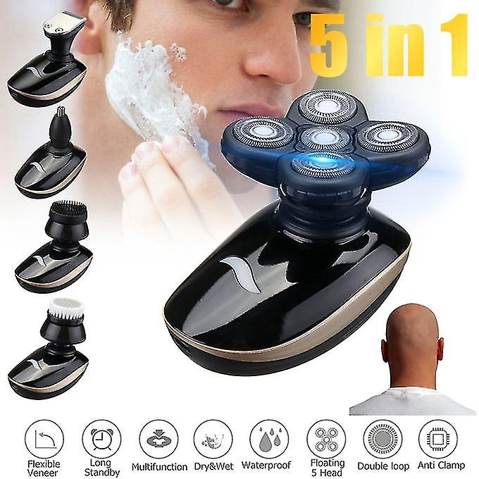 5 In 1 4d Electric Sha Ver Wet&dry Use Waterproof Multipurpose