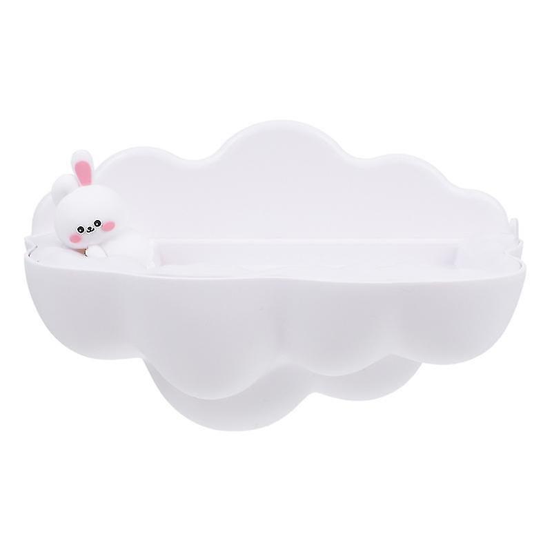 18.5X11.5cm Picture 3 Soap Dishes & Holders Cartoon Cloud Soap Holder Punch-free Soap Rack Useful Ba