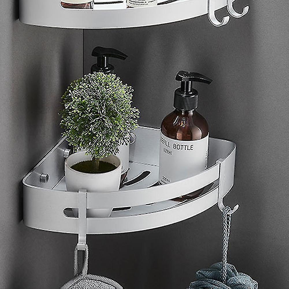 Shower Caddy Corner Bathroom Shower Caddy Wall Mount Punchfree Fruugo SE