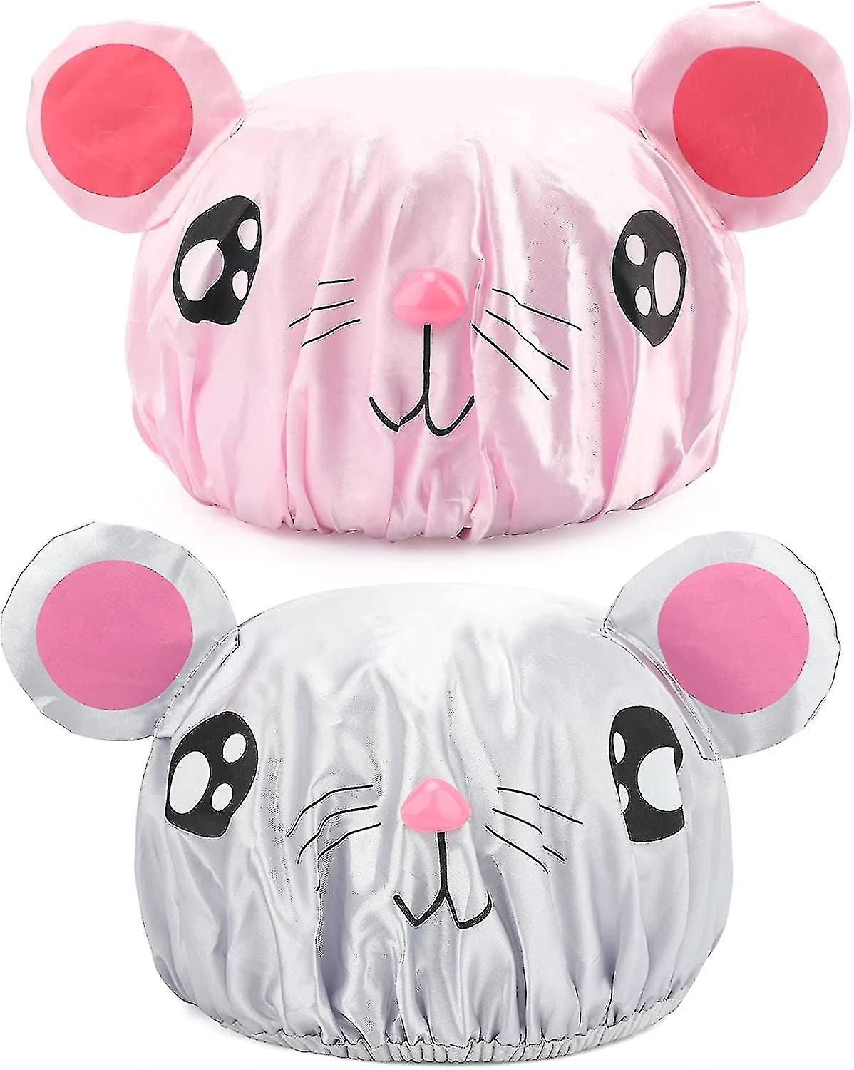 2pcs Acsergery Gift Kids Bath Caps, Reusable   Bathing S, Children