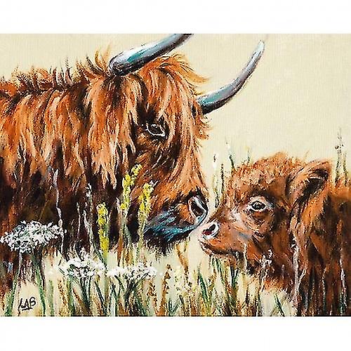 Louise Brown Mutterliebe Gerahmtes Leinwandbild