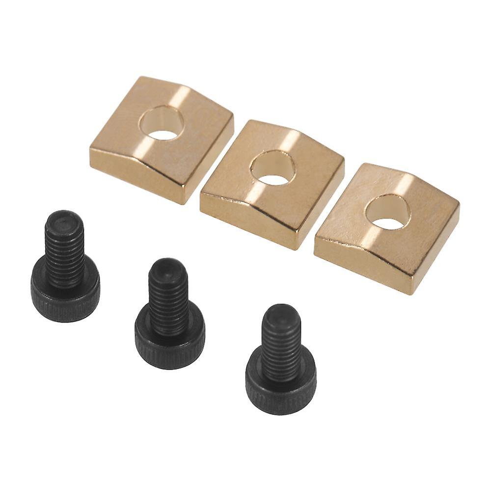 Electric Guitar Tremolo Bridge String Locks Strings Locking System Metal Nut Block & Clamp Hex