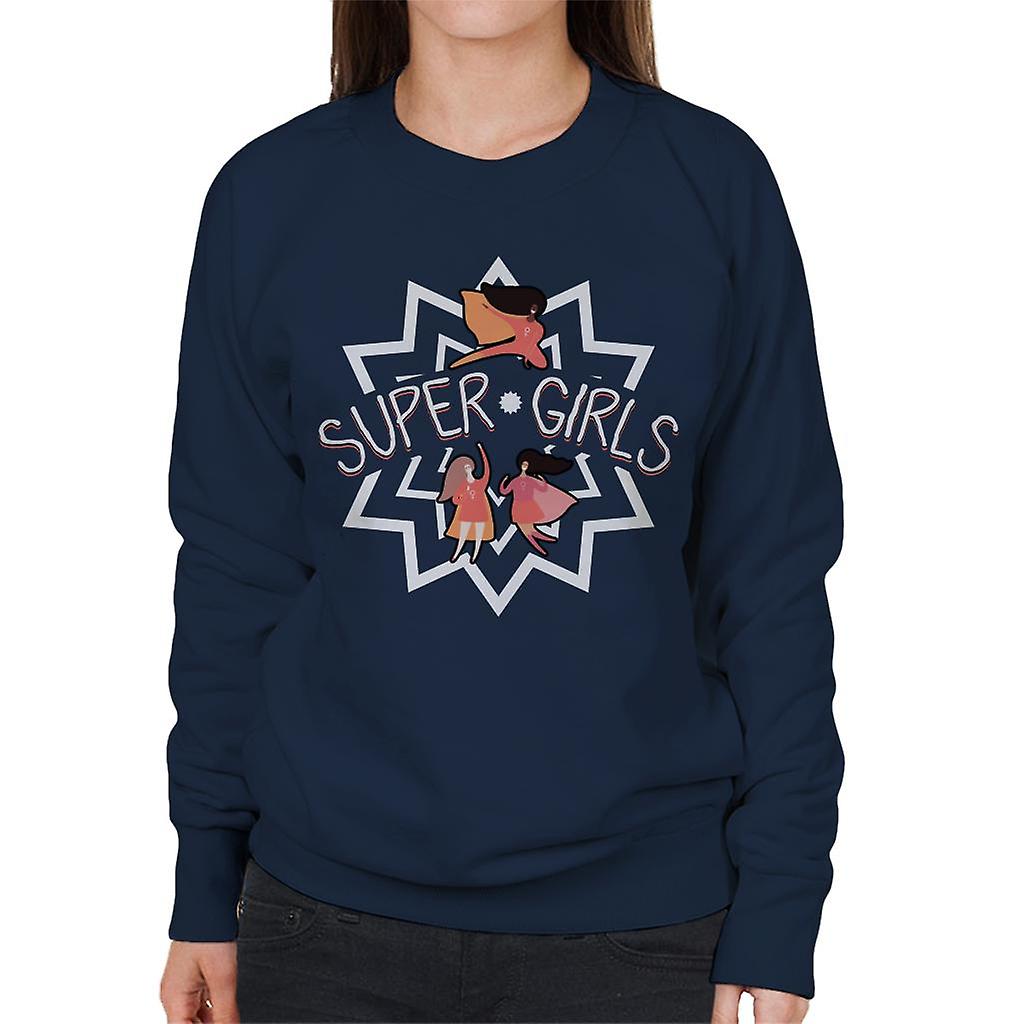 Super Mädchen Damen Sweatshirt