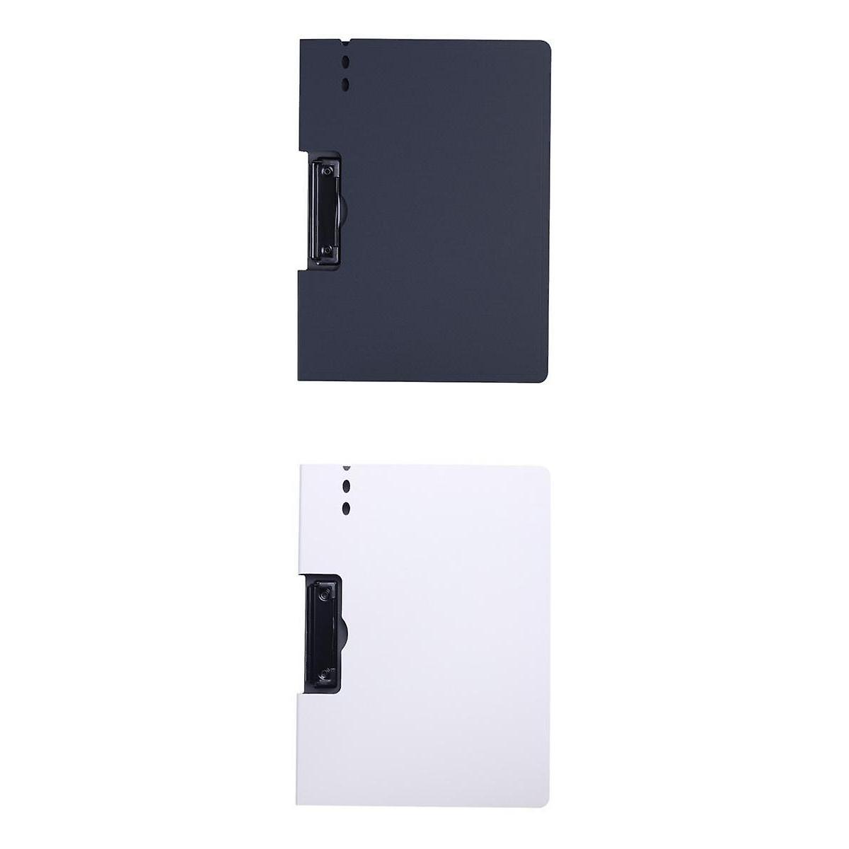 2x File Folders Multifunctional files Portable A4 for Notes Test Paper