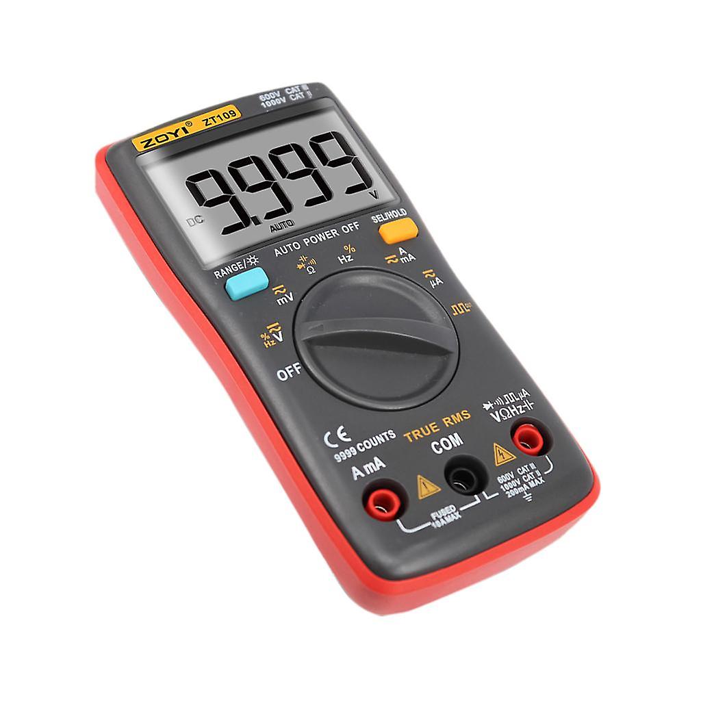 Digital Multimeter TRMS 9999 Counts Auto/Manual Ranging Meter Mini Tester