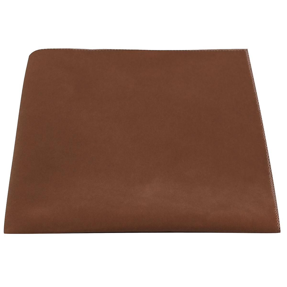 Cider Brown Velvet Pocket Square