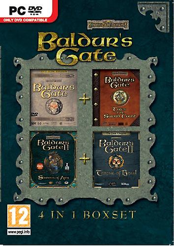 Baldurs Gate 4 in 1 Box Set (PC DVD) - New & Sealed