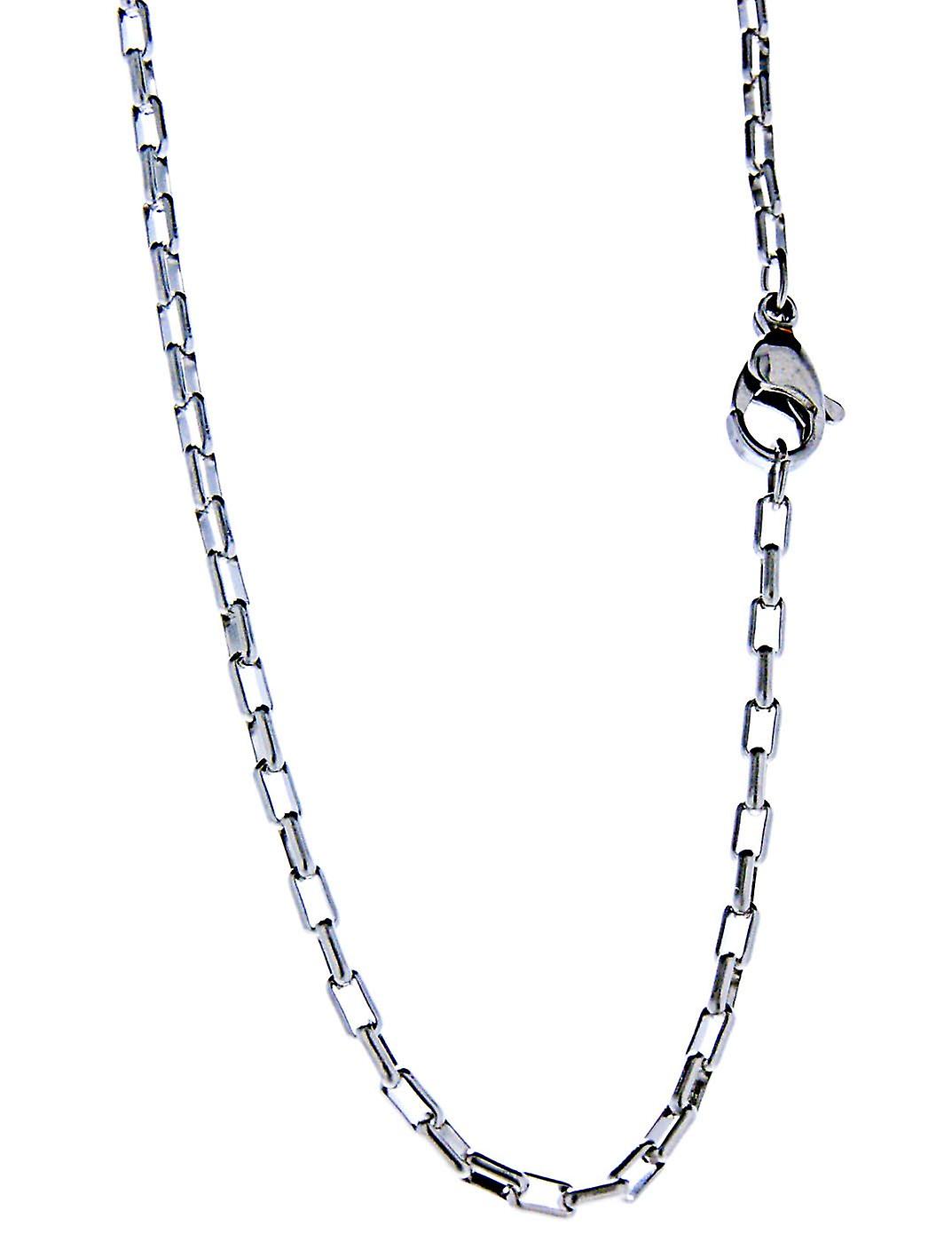 Ankerkjetting 2 mm - sølv - rustfritt stål