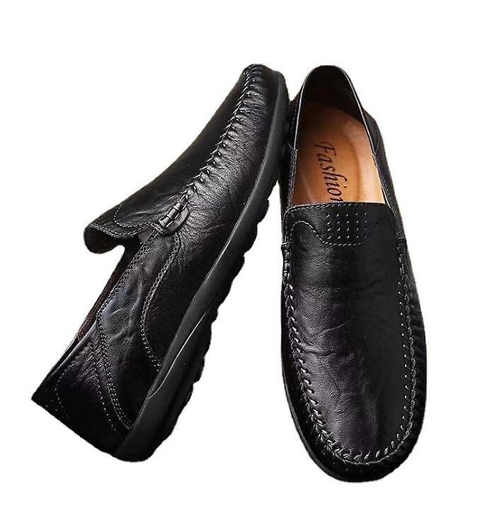 Herren lässige Ledermode Slipper