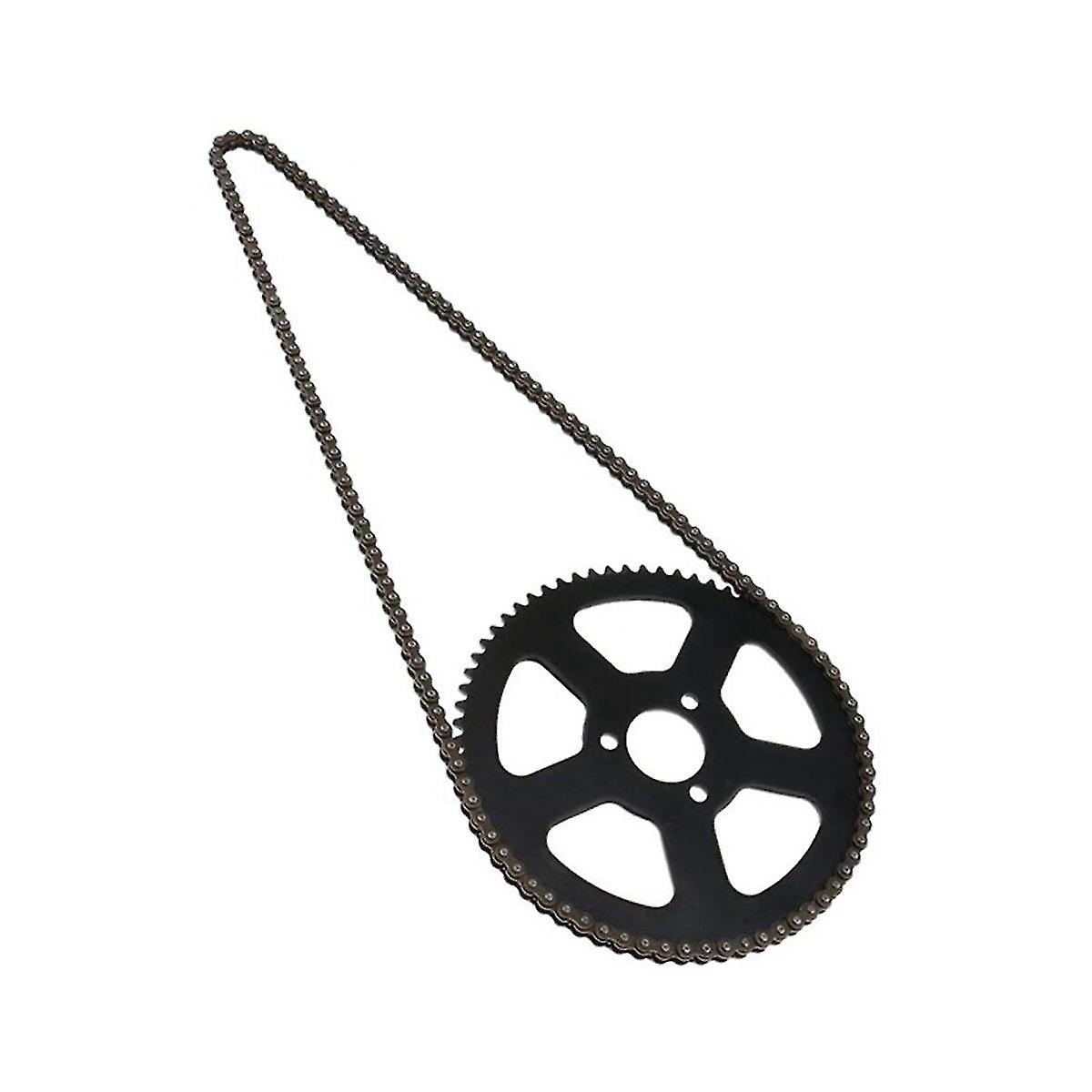 25h 136 Kette + 68t Kettenrad 2 Takt 47cc 49cc für Mini kleine Sportwagen Pocket Bike Off-Road Moto Wie gezeigt